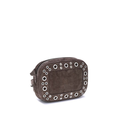 Valentino Garavani Schultertasche aus braunem Kalbsleder Bos Taurus
