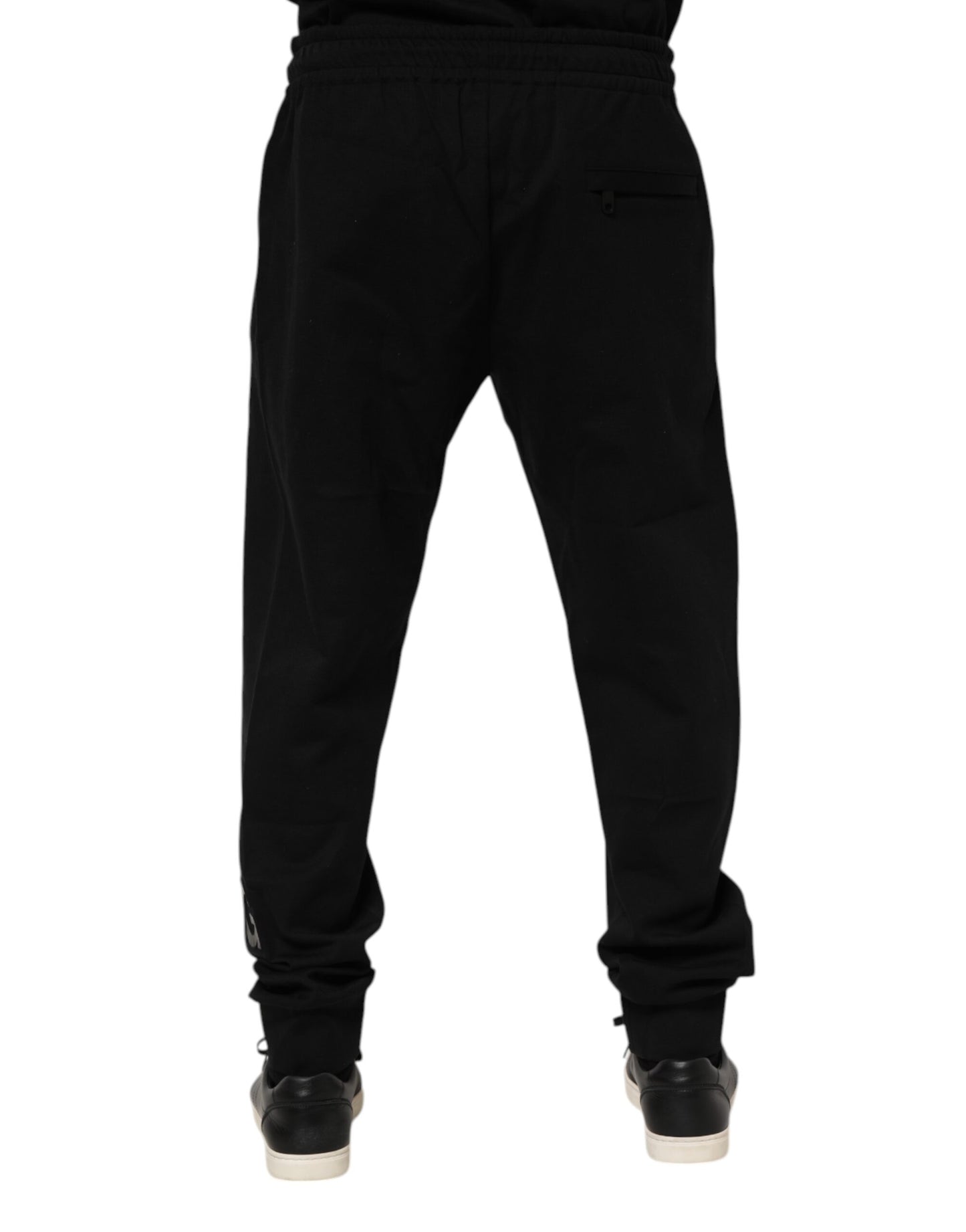 Dolce &amp; Gabbana Schwarze Jogginghose aus Baumwolle für Herren
