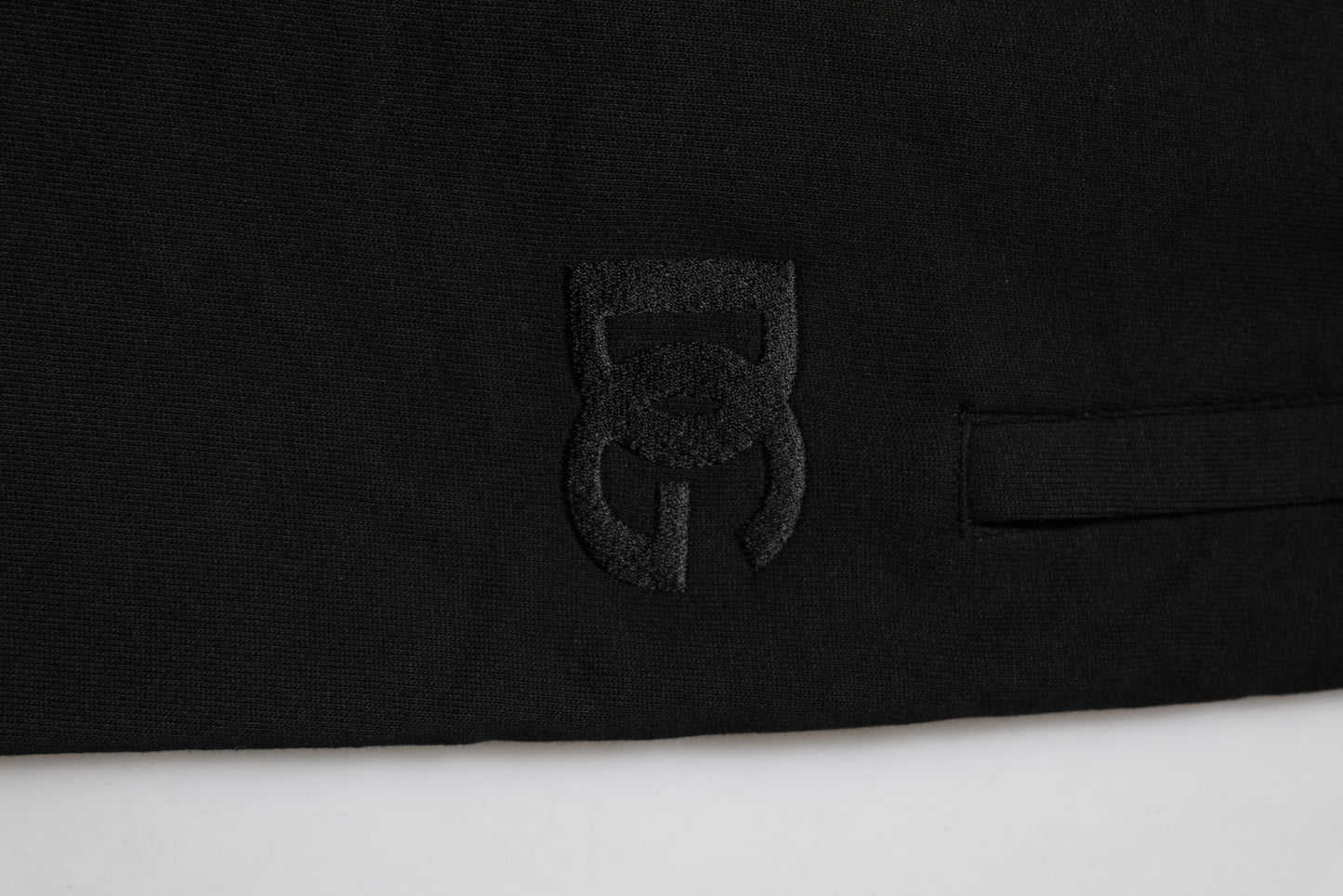 Dolce &amp; Gabbana Schwarze Jogginghose aus Baumwolle mit Logoband für Herren