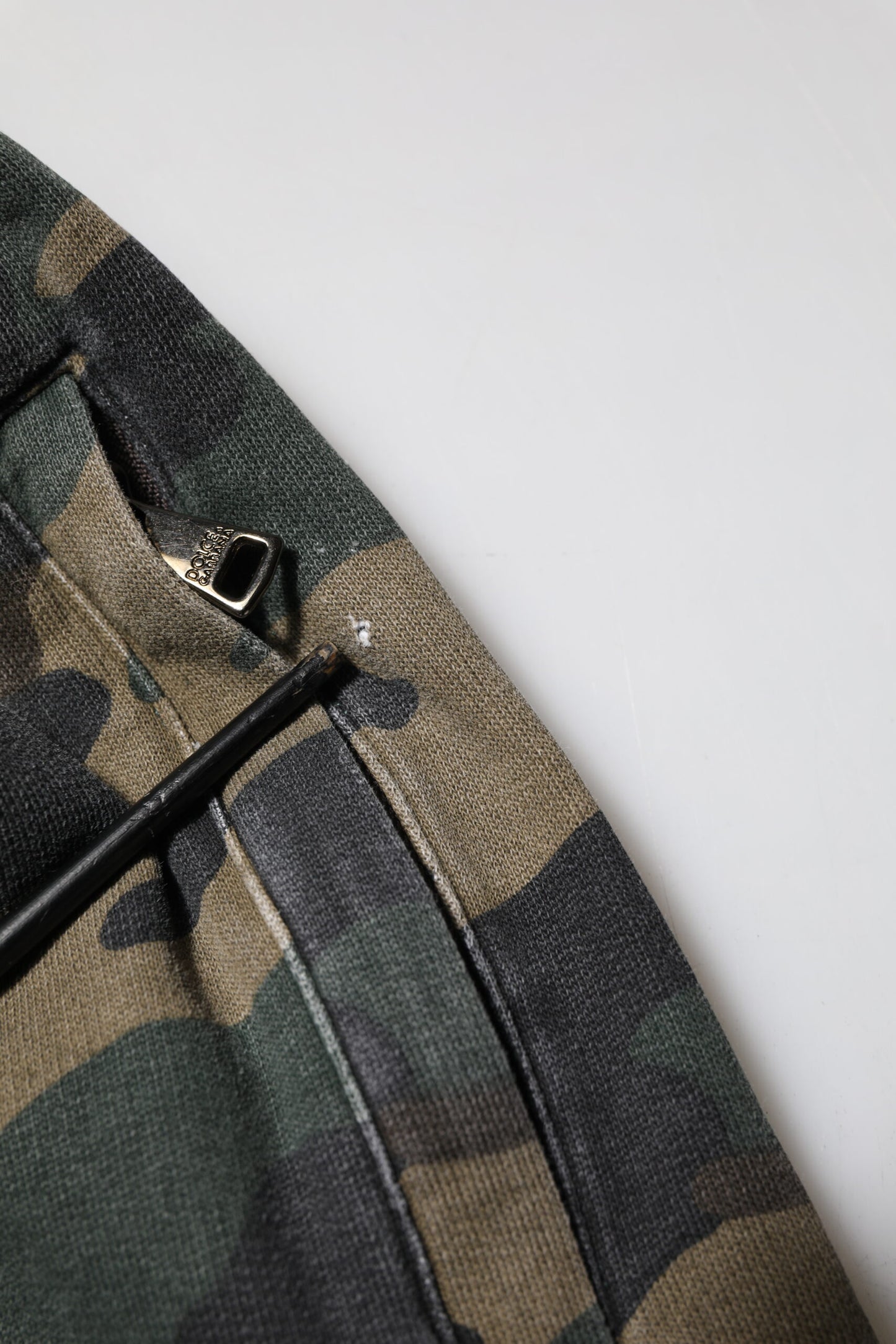 Dolce &amp; Gabbana Braune Camouflage-Jogginghose aus Baumwolle für Herren