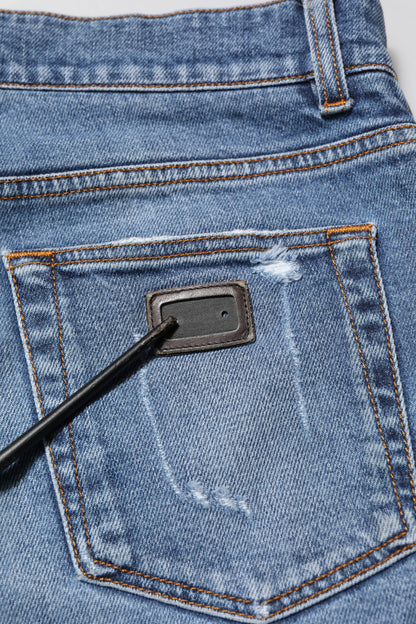 Dolce &amp; Gabbana – Blaue COMFORT-Jeans aus Baumwoll-Logo