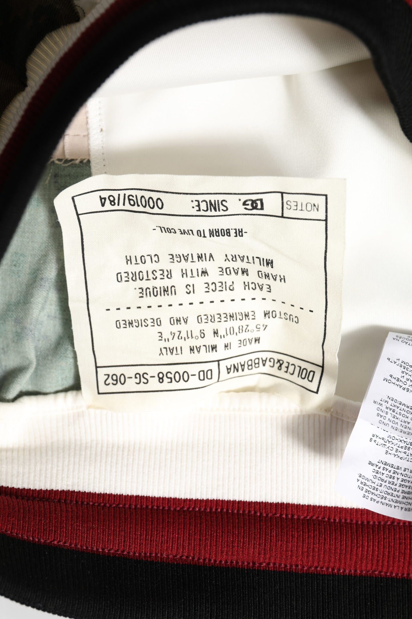 Dolce &amp; Gabbana Weiße Patchwork-Jogginghose für Herren