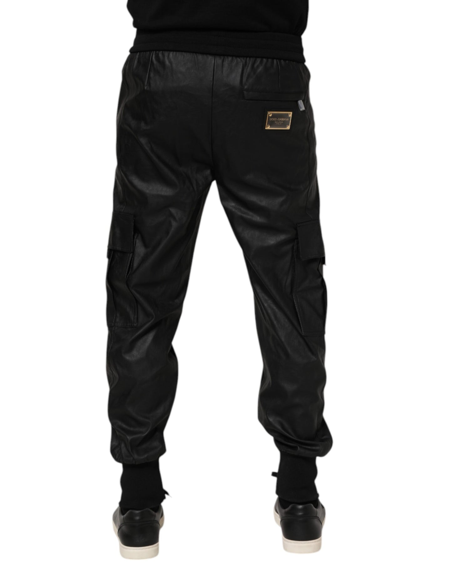 Dolce &amp; Gabbana Schwarze Cargo-Jogginghose aus Baumwolle für Herren