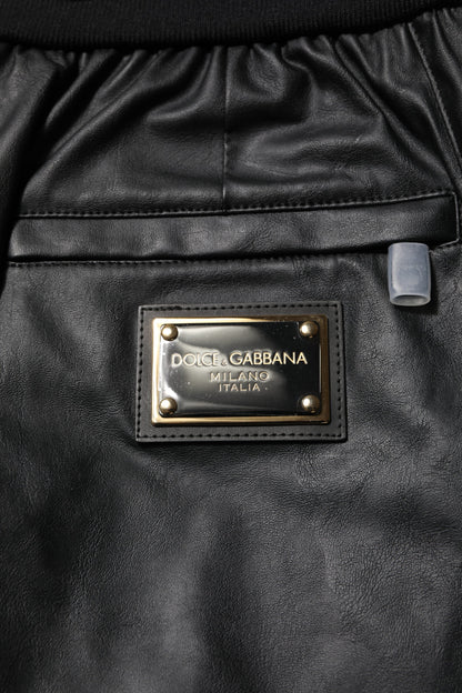 Dolce &amp; Gabbana Schwarze Cargo-Jogginghose aus Baumwolle für Herren