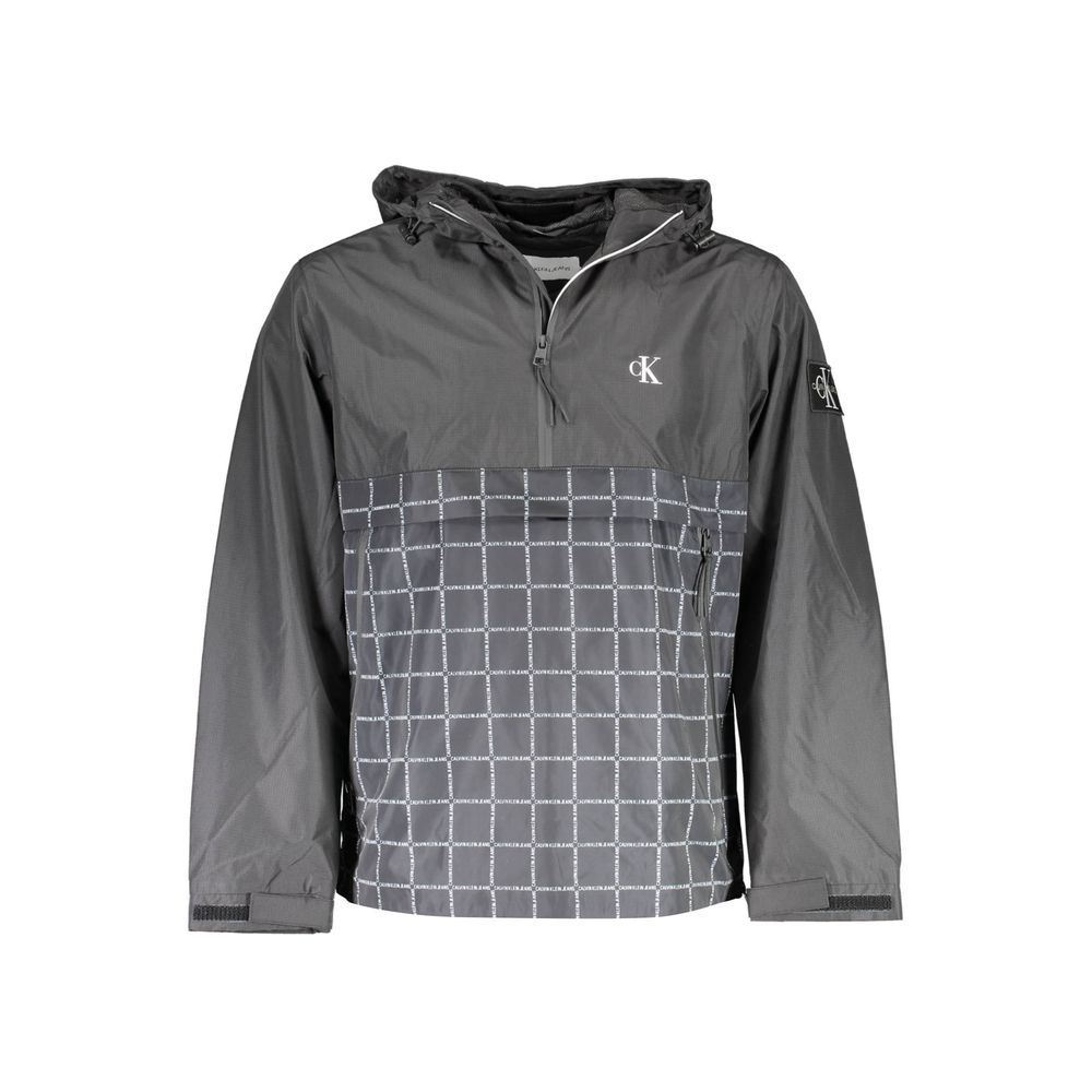 Calvin Klein – Schwarze Polyesterjacke für Herren