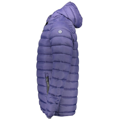 Sergio Tacchini Blaue Polyester-Herrenjacke