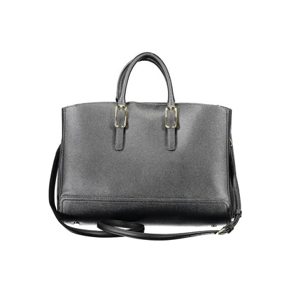 Tommy Hilfiger – Schwarze Polyethylen-Handtasche