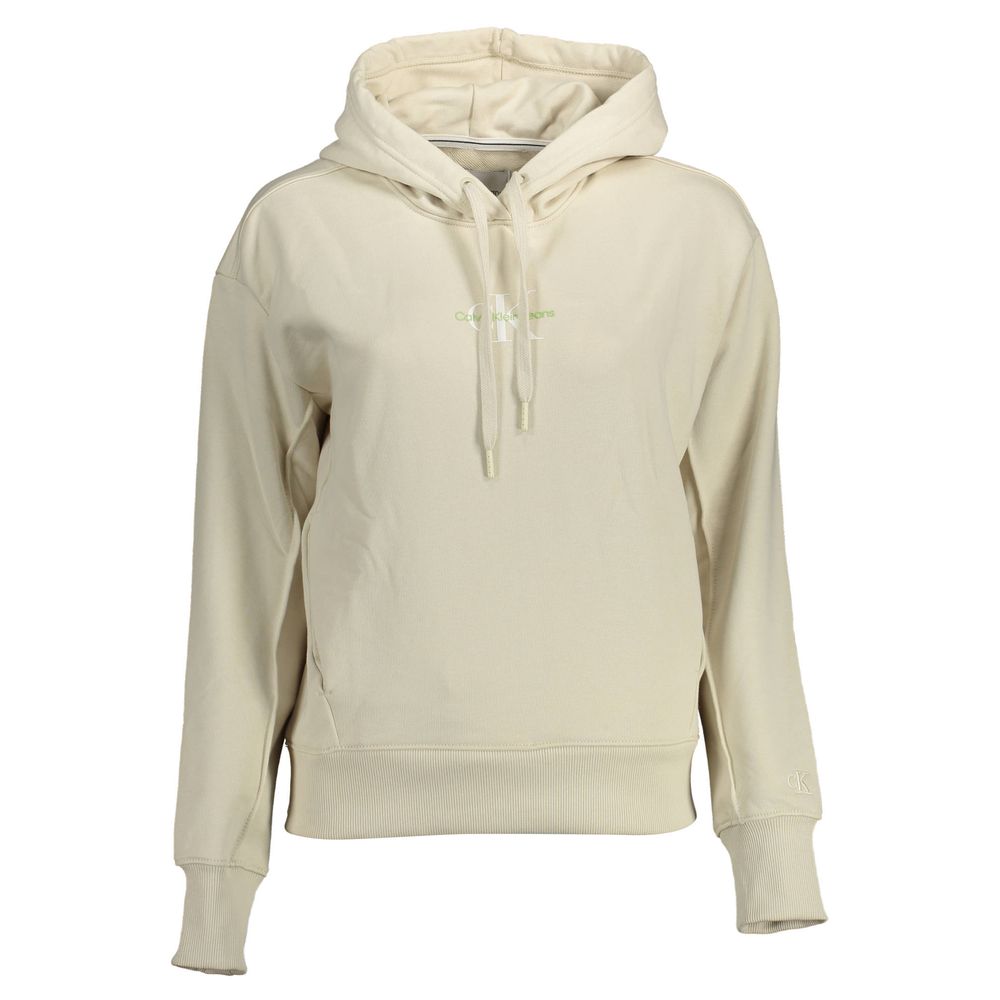 Calvin Klein Beige Baumwollpullover für Damen