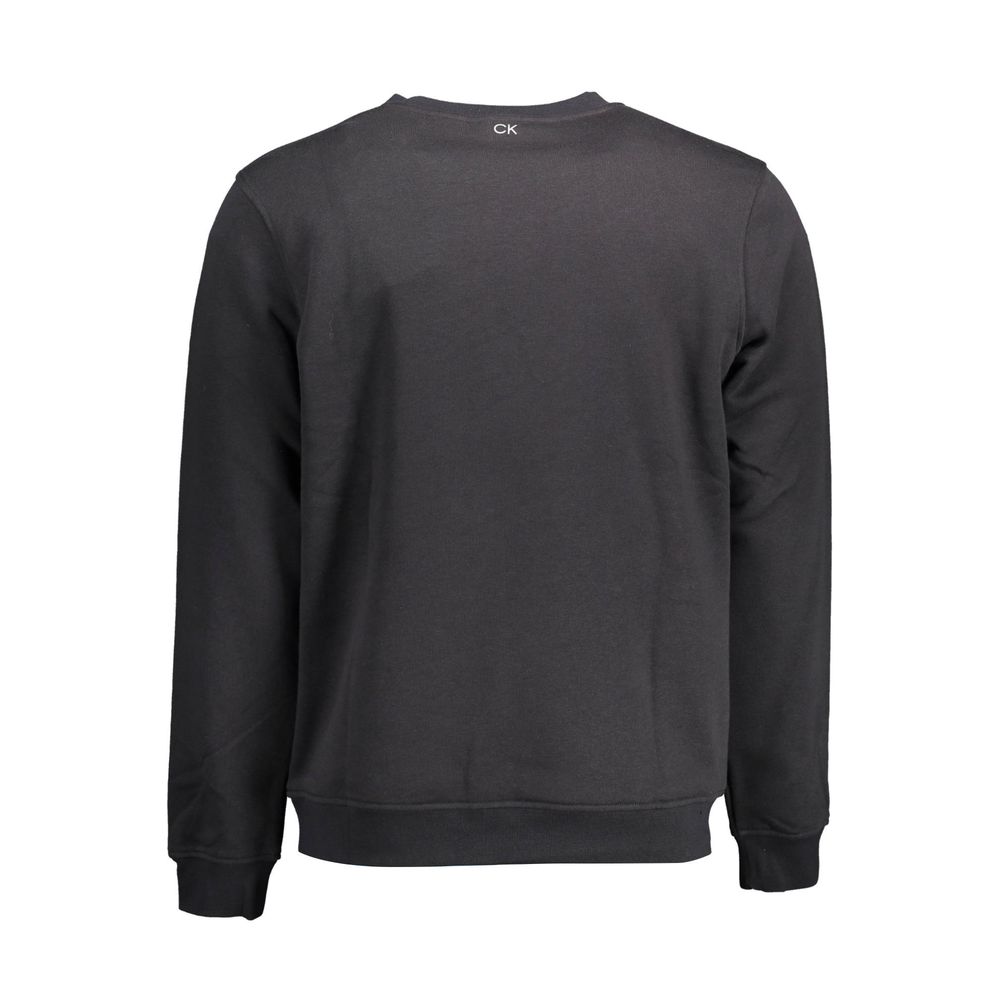 Calvin Klein Herrenpullover aus schwarzer Baumwolle