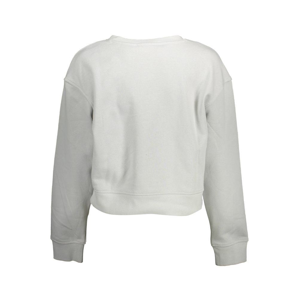 Calvin Klein Grauer Baumwollpullover für Damen