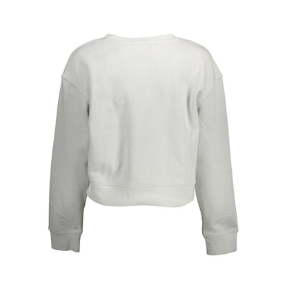 Calvin Klein Grauer Baumwollpullover für Damen