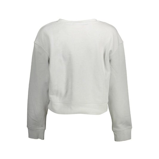 Calvin Klein Grauer Baumwollpullover für Damen