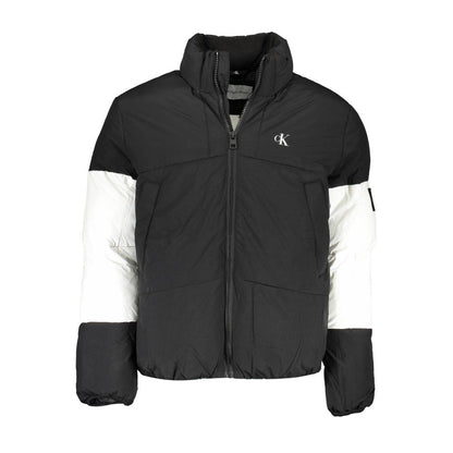 Calvin Klein Black Recycled Polyester Men Jacket