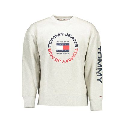 Tommy Hilfiger Grauer Baumwollpullover für Herren