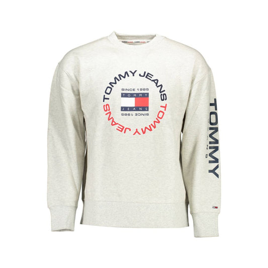 Tommy Hilfiger Grauer Baumwollpullover für Herren