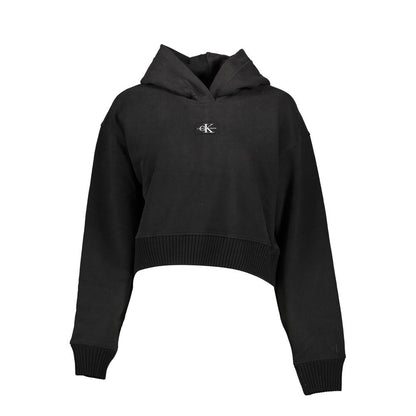 Calvin Klein Damenpullover aus schwarzer Baumwolle