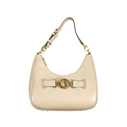 Guess Jeans Beige Polyethylen Handtasche