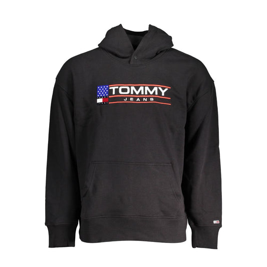 Tommy Hilfiger – Schwarzer Baumwollpullover für Herren