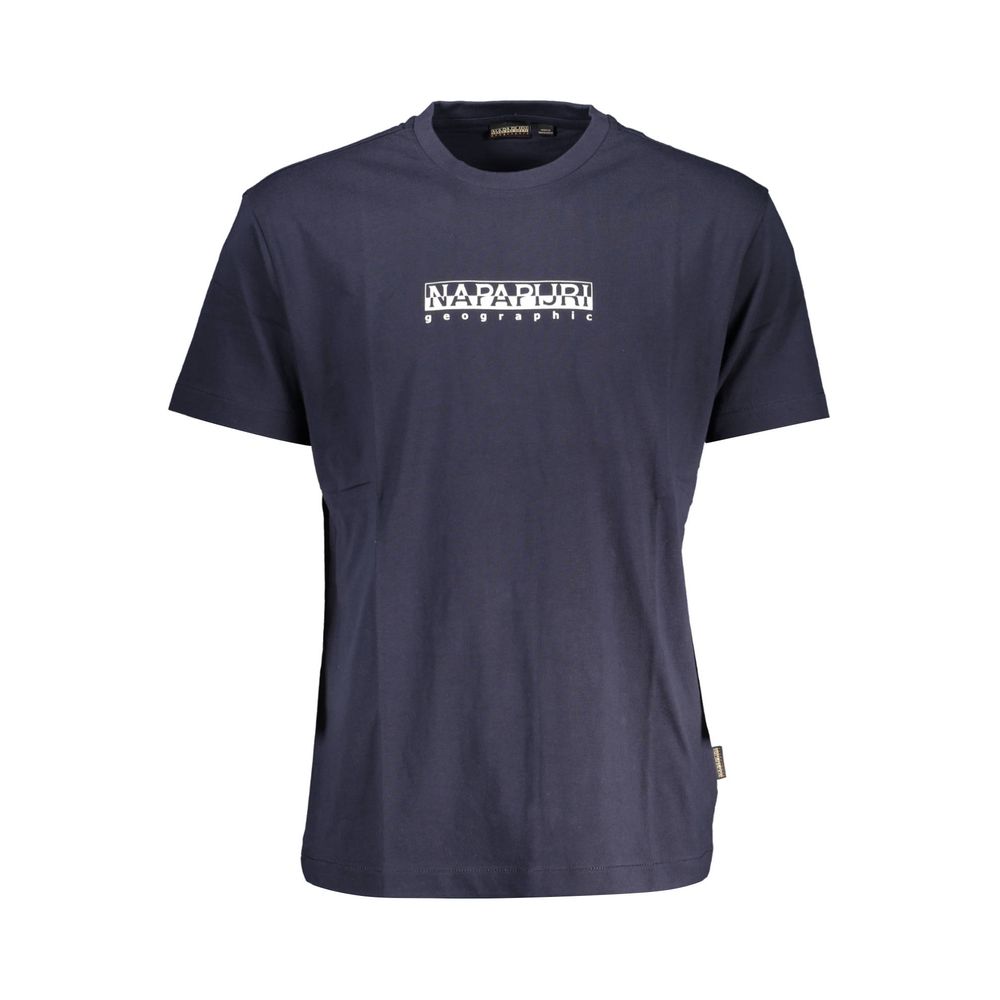 Blaues Baumwoll-T-Shirt von Napapijri