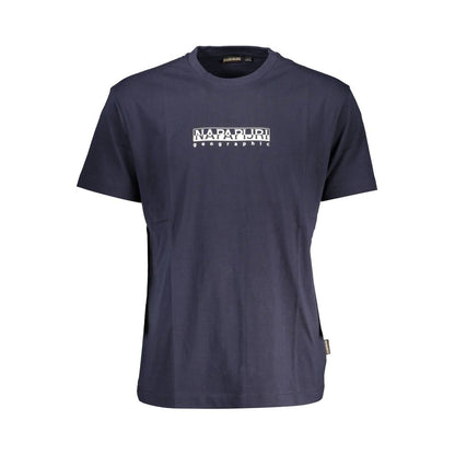 Blaues Baumwoll-T-Shirt von Napapijri