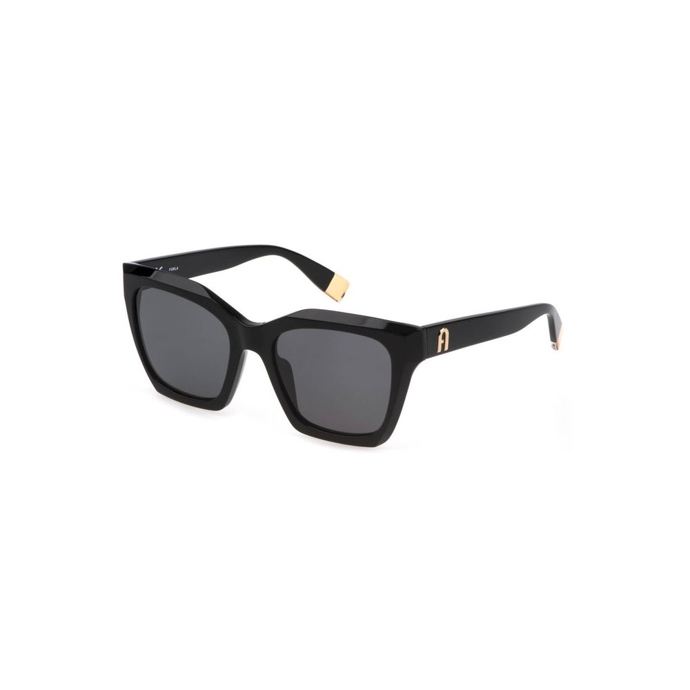 Furla – Schwarze Acetat-Sonnenbrille für Damen