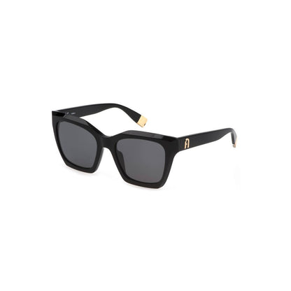 Furla – Schwarze Acetat-Sonnenbrille für Damen