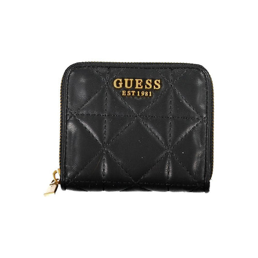 Guess Jeans – Schwarze Polyethylen-Geldbörse