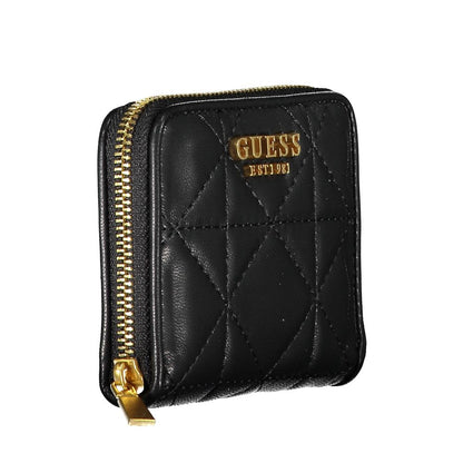 Guess Jeans – Schwarze Polyethylen-Geldbörse
