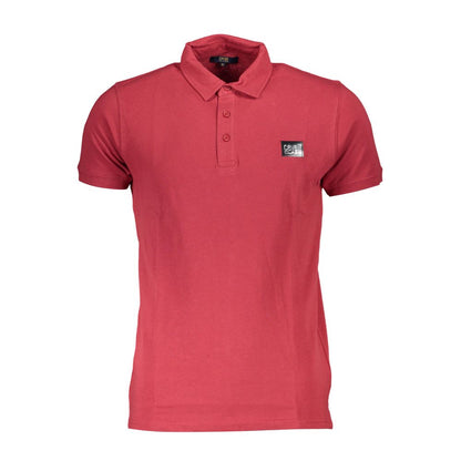 Rotes Poloshirt aus Baumwolle der Cavalli Class