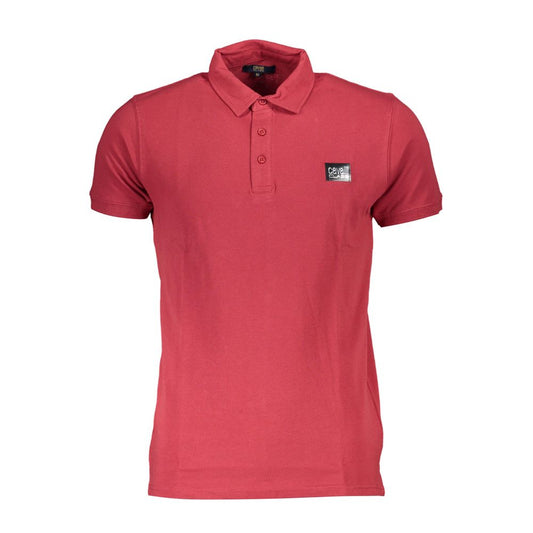 Rotes Poloshirt aus Baumwolle der Cavalli Class