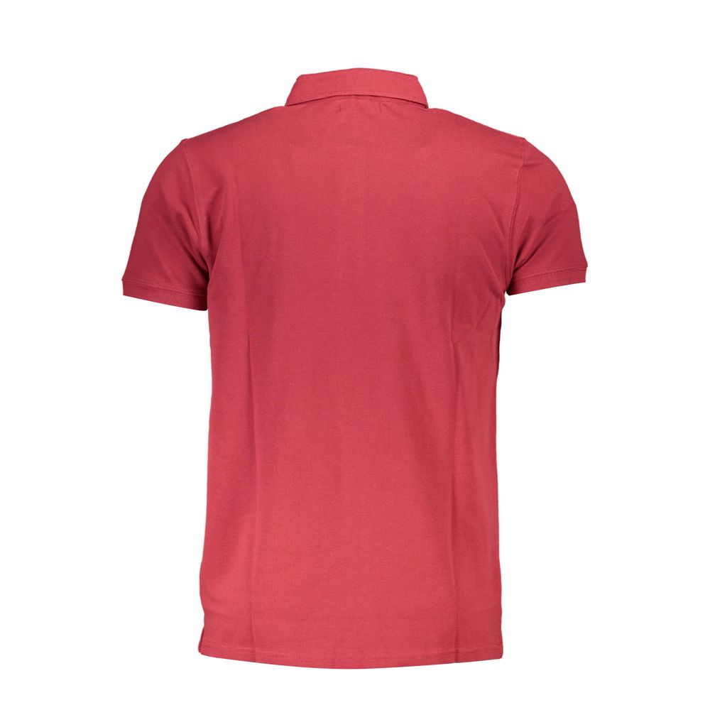 Rotes Poloshirt aus Baumwolle der Cavalli Class