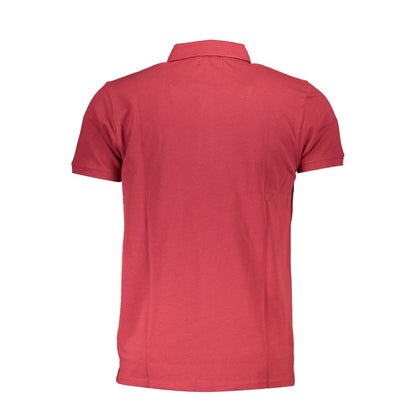 Rotes Poloshirt aus Baumwolle der Cavalli Class
