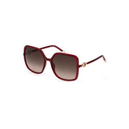 Furla Rote Polycarbonat-Sonnenbrille für Damen