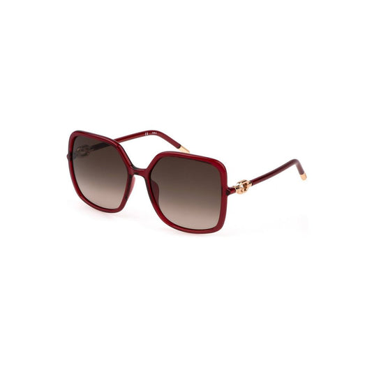 Furla Rote Polycarbonat-Sonnenbrille für Damen