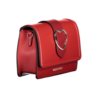 Mario Valentino Rote Polyethylen-Handtasche