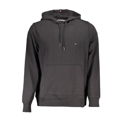 Tommy Hilfiger – Schwarzer Baumwollpullover für Herren
