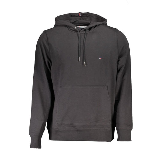 Tommy Hilfiger – Schwarzer Baumwollpullover für Herren