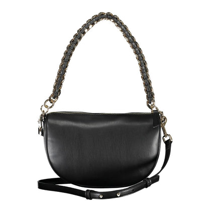 Tommy Hilfiger – Schwarze Polyethylen-Handtasche