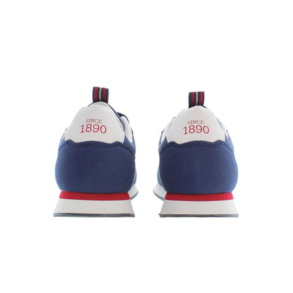 US POLO ASSN. Blauer Polyester-Sneaker