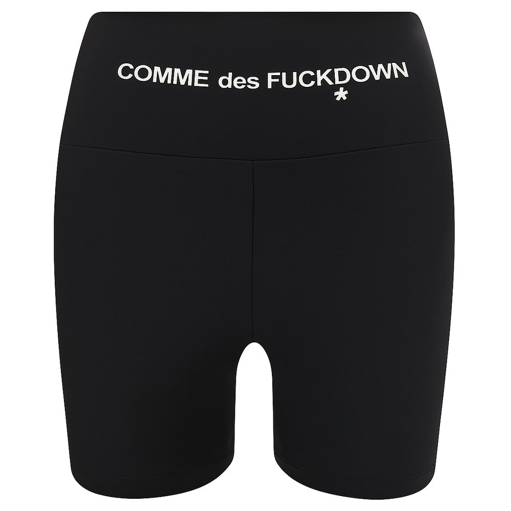 Comme Des Fuckdown – Schwarze Nylon-Shorts
