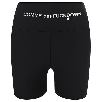 Comme Des Fuckdown – Schwarze Nylon-Shorts