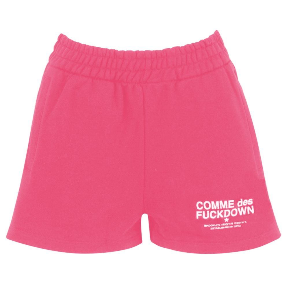 Comme Des Fuckdown – Rosa Baumwollshorts