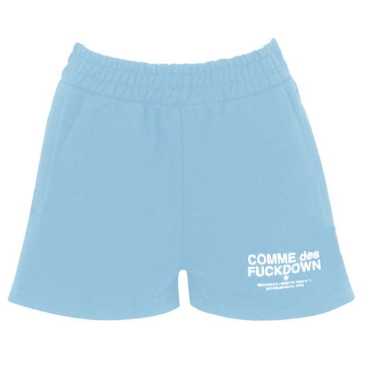 Comme Des Fuckdown – Blaue Baumwollshorts
