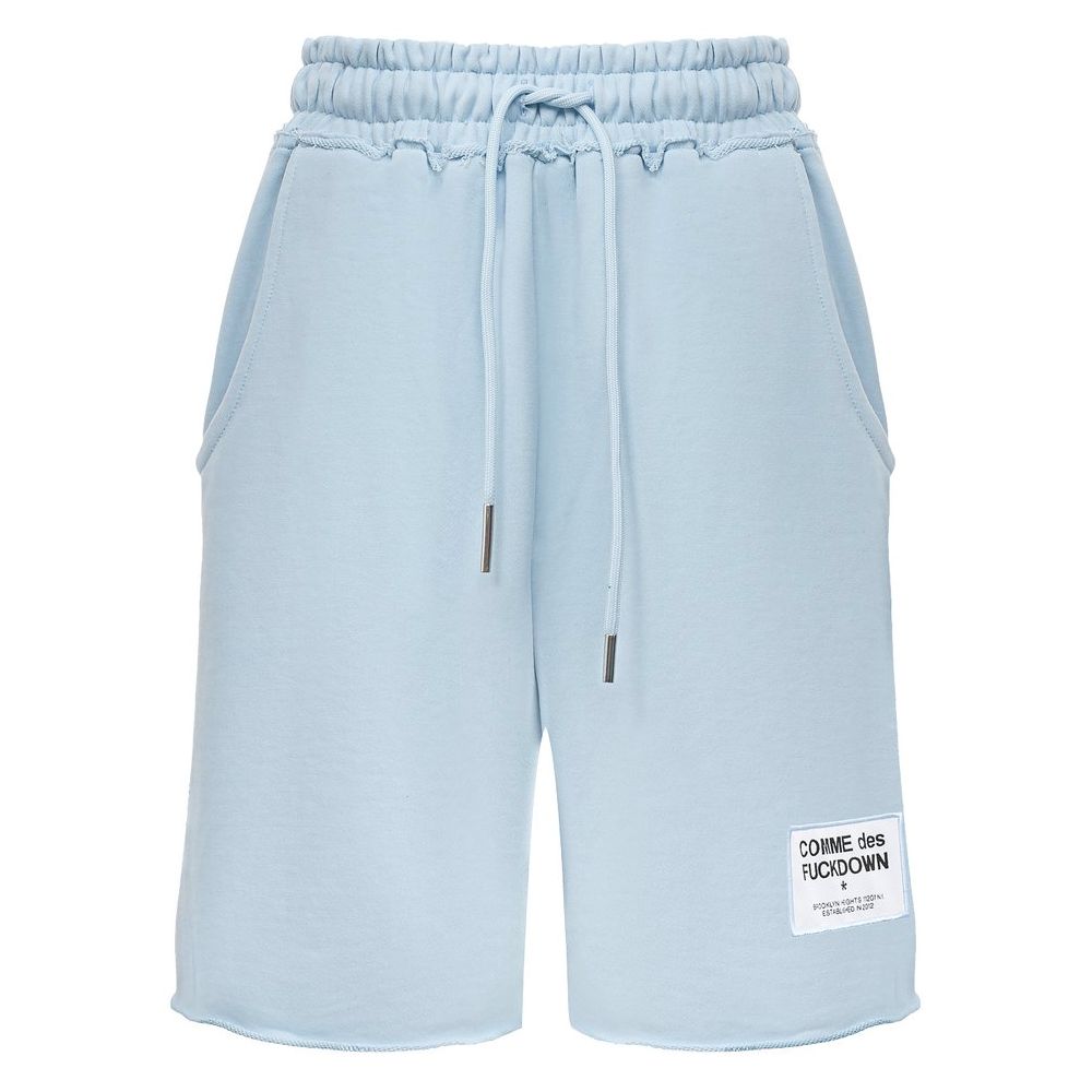 Comme Des Fuckdown – Blaue Baumwollshorts