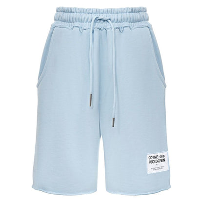 Comme Des Fuckdown – Blaue Baumwollshorts
