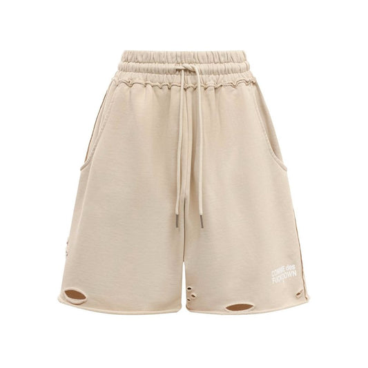 Comme Des Fuckdown Beige Baumwollshorts