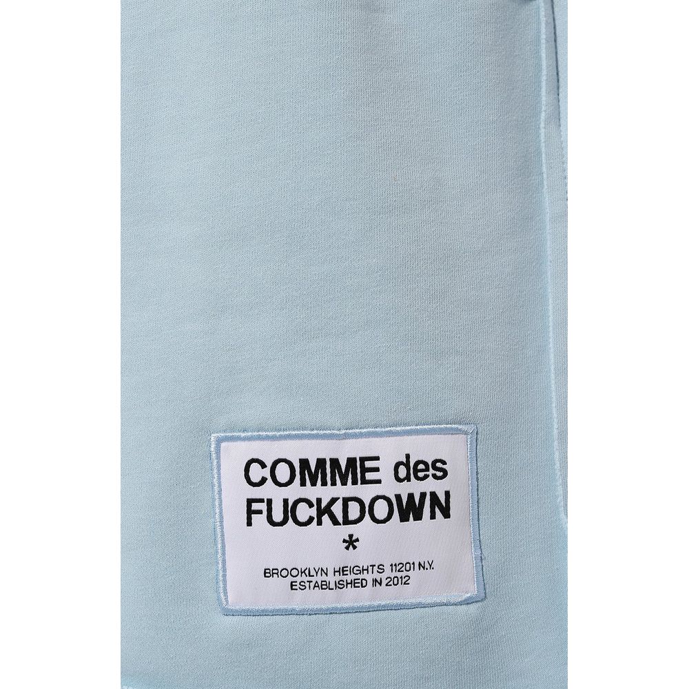 Comme Des Fuckdown – Blaue Baumwollshorts