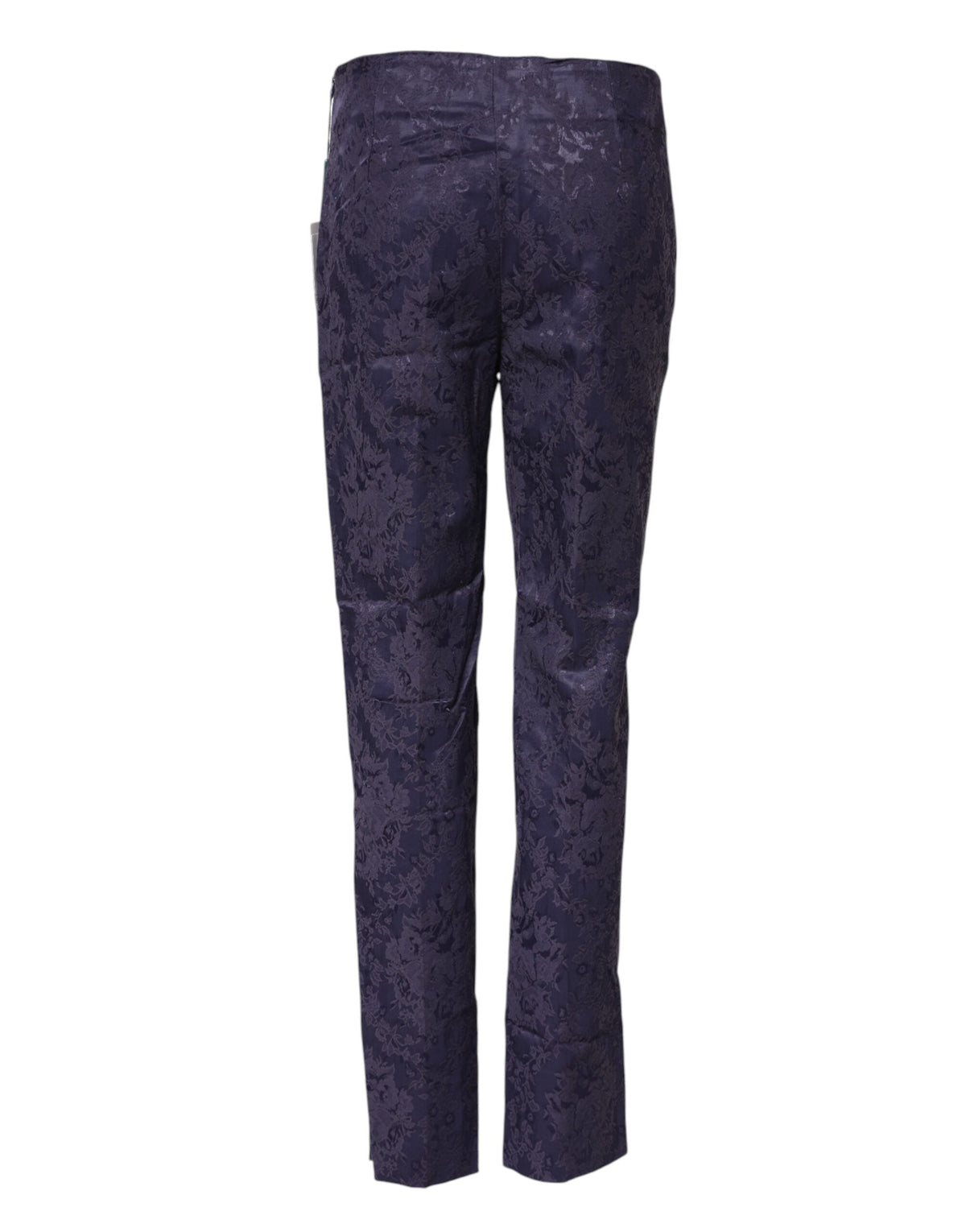 BENCIVENGA Lila Jacquard-Hose mit hoher Taille