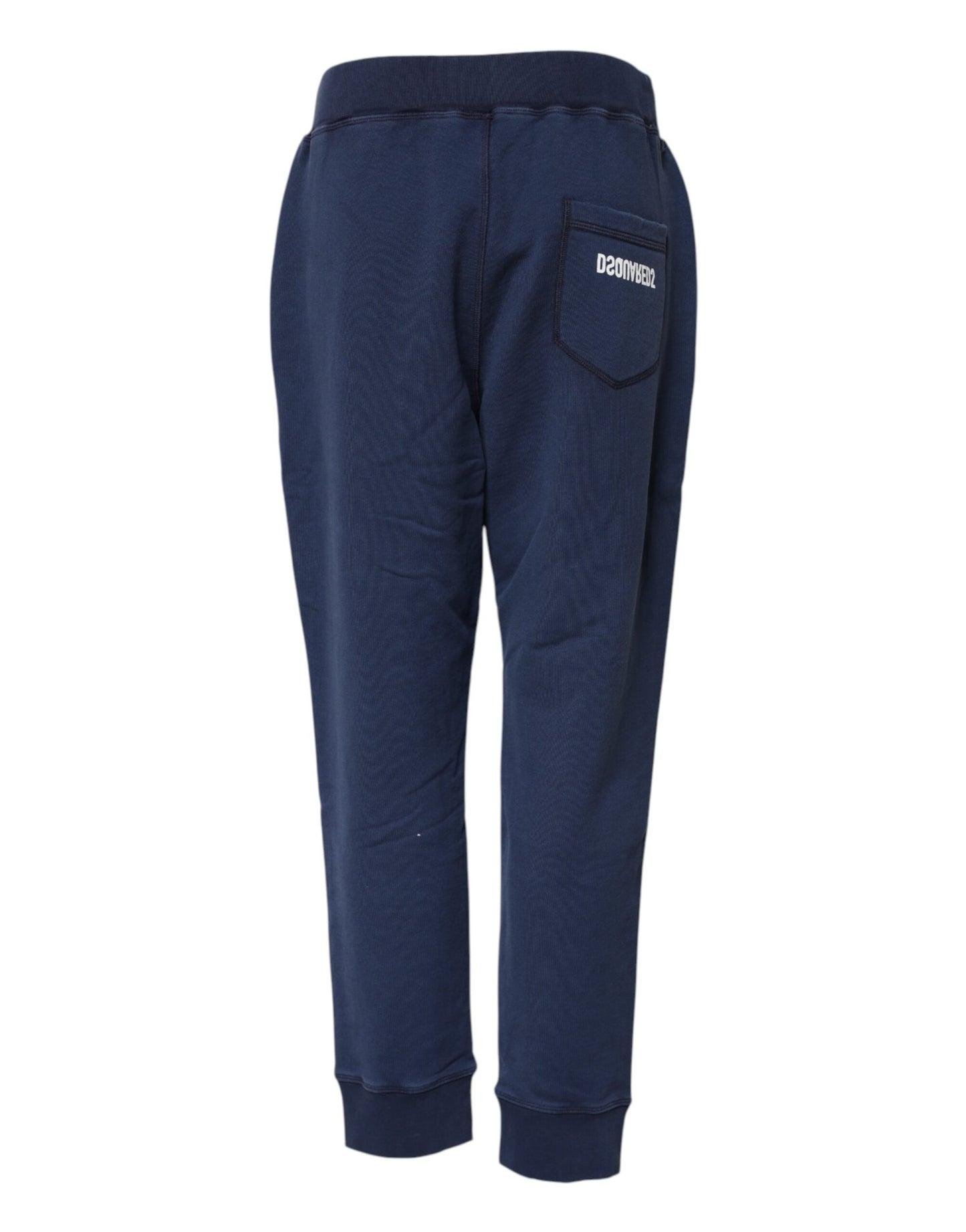 Dsquared² – Blaue Jogginghose aus Baumwolle mit mittlerer Taille