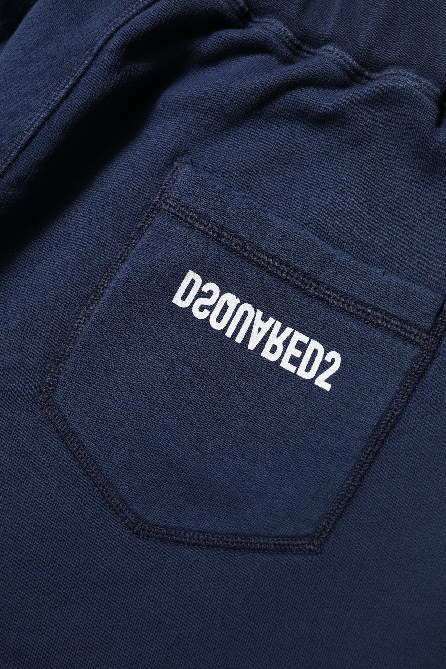 Dsquared² – Blaue Jogginghose aus Baumwolle mit mittlerer Taille